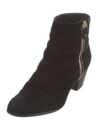 Stuart Weitzman Suede Tassel Accents Boots