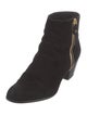Stuart Weitzman Suede Tassel Accents Boots