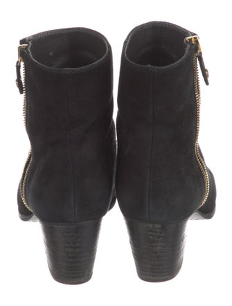 Stuart Weitzman Suede Tassel Accents Boots