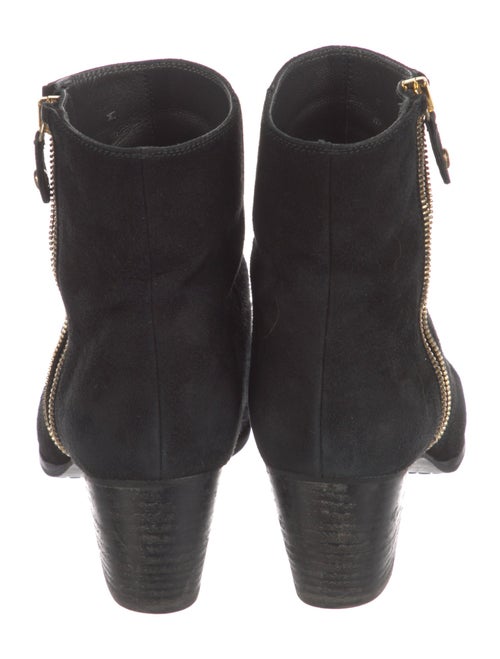 Stuart Weitzman Suede Tassel Accents Boots