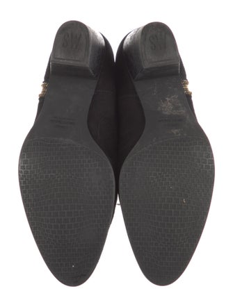 Stuart Weitzman Suede Tassel Accents Boots