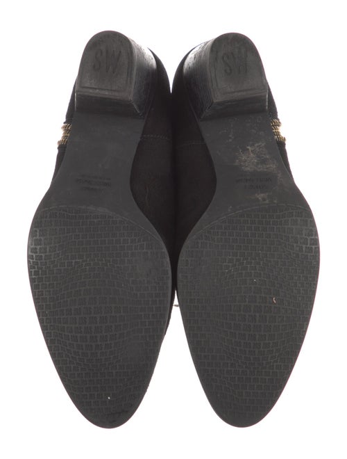 Stuart Weitzman Suede Tassel Accents Boots