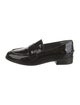 Stuart Weitzman Patent Leather Tassel Accents Loafers