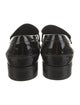 Stuart Weitzman Patent Leather Tassel Accents Loafers