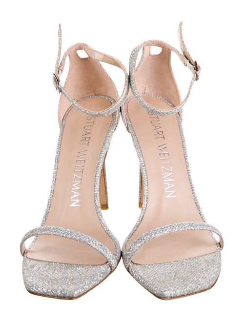 Stuart Weitzman Glitter Glitter Accents Sandals