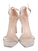 Stuart Weitzman Glitter Glitter Accents Sandals