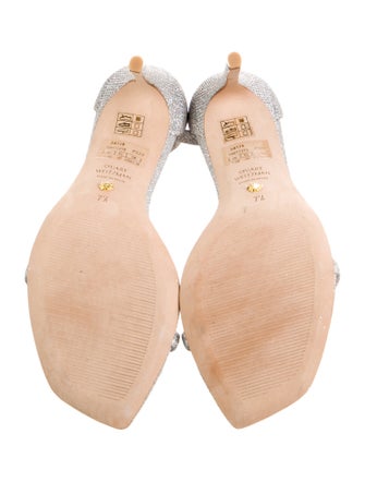 Stuart Weitzman Glitter Glitter Accents Sandals