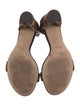 Stuart Weitzman Ponyhair Animal Print Sandals