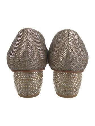 Stuart Weitzman Glitter Glitter Accents Pumps