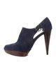 Stuart Weitzman Suede D'Orsay Pumps