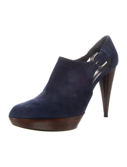 Stuart Weitzman Suede D'Orsay Pumps