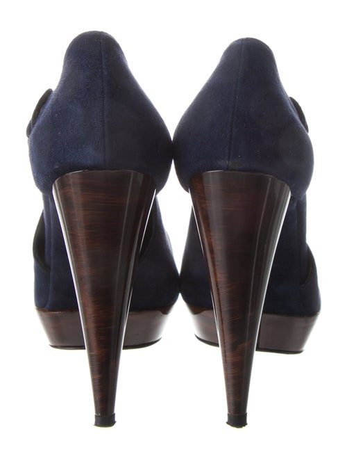 Stuart Weitzman Suede D'Orsay Pumps