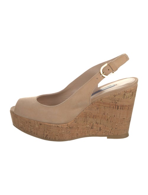 Stuart Weitzman Suede Slingback Pumps