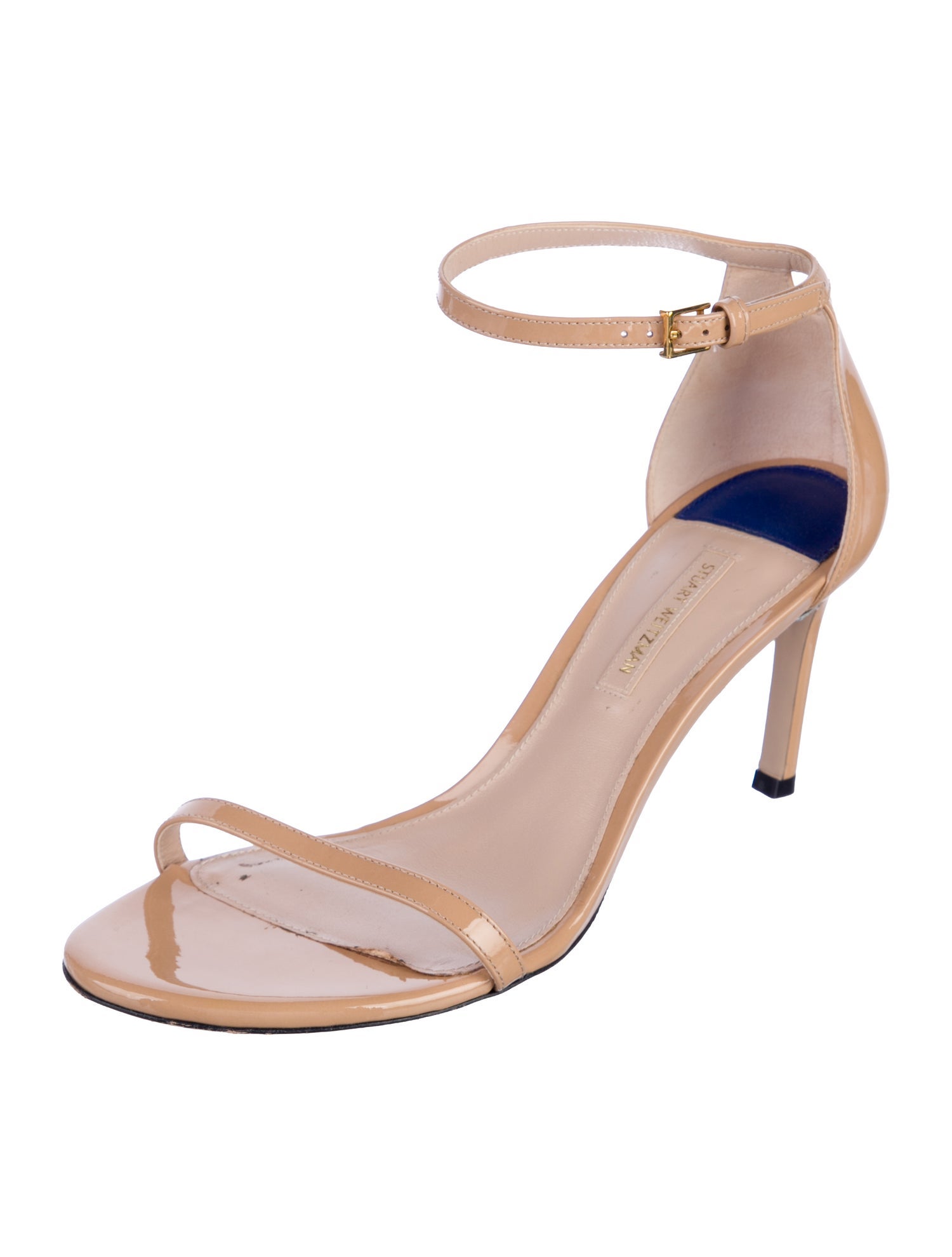 Stuart Weitzman Patent Leather Sandals
