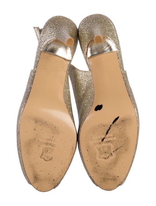 Stuart Weitzman Glitter Glitter Accents Slingback Pumps