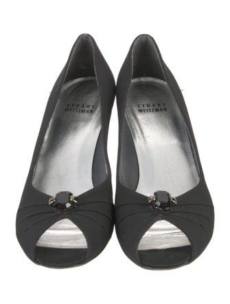 Stuart Weitzman Crystal Embellishments Pumps