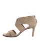 Stuart Weitzman Suede Slingback Sandals