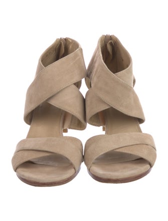 Stuart Weitzman Suede Slingback Sandals