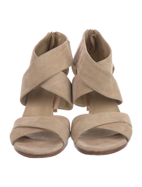 Stuart Weitzman Suede Slingback Sandals