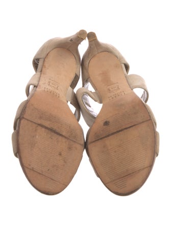 Stuart Weitzman Suede Slingback Sandals