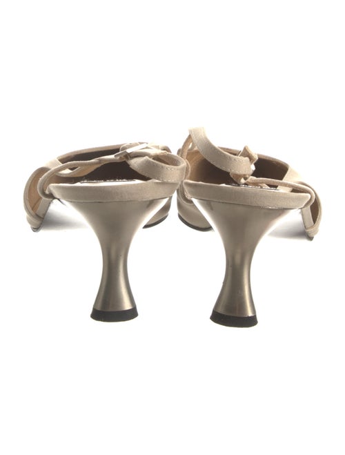 Stuart Weitzman Leather Slingback Pumps