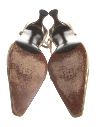 Stuart Weitzman Leather Slingback Pumps