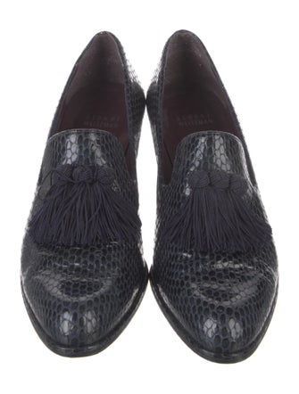 Stuart Weitzman Patent Leather Animal Print Pumps