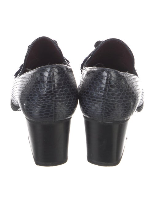 Stuart Weitzman Patent Leather Animal Print Pumps