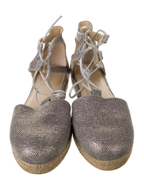 Stuart Weitzman Glitter Espadrilles