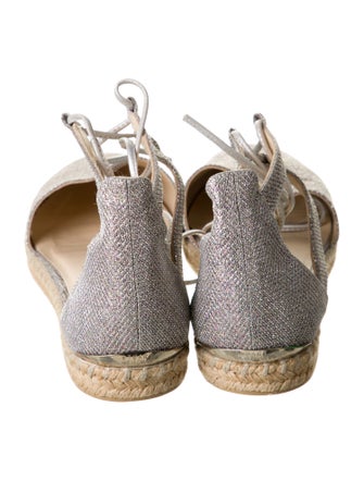 Stuart Weitzman Glitter Espadrilles