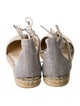 Stuart Weitzman Glitter Espadrilles