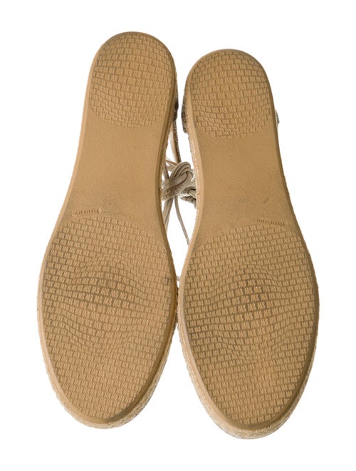 Stuart Weitzman Glitter Espadrilles