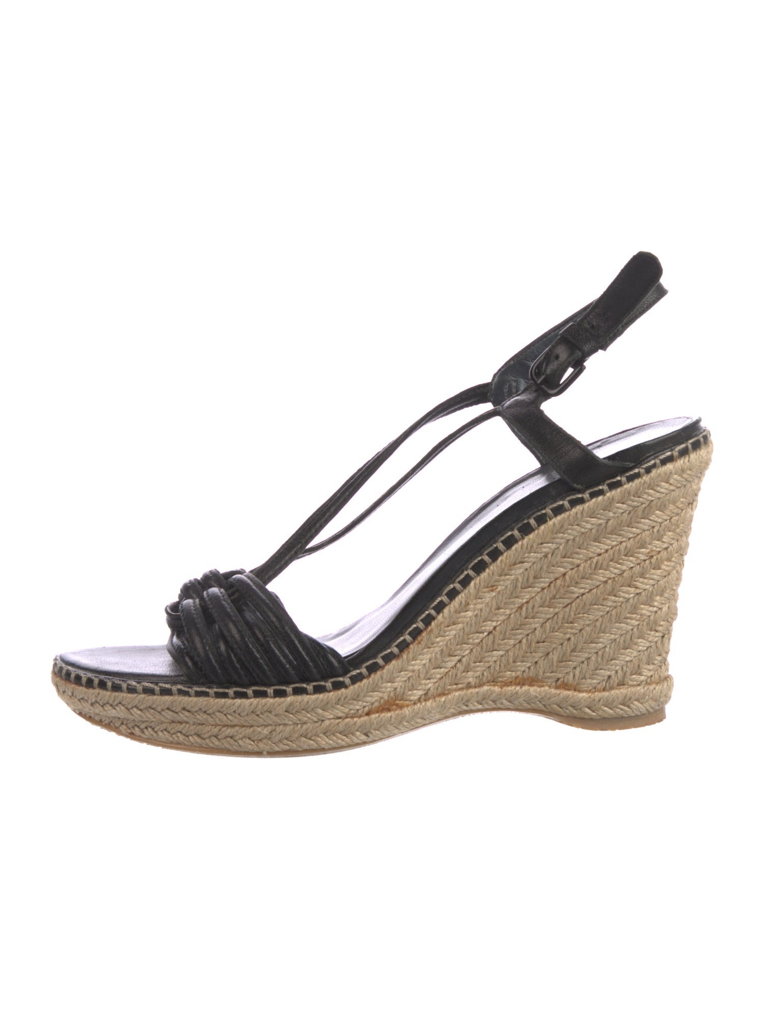 Stuart Weitzman Leather Espadrilles