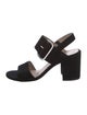 Stuart Weitzman Suede Slingback Sandals
