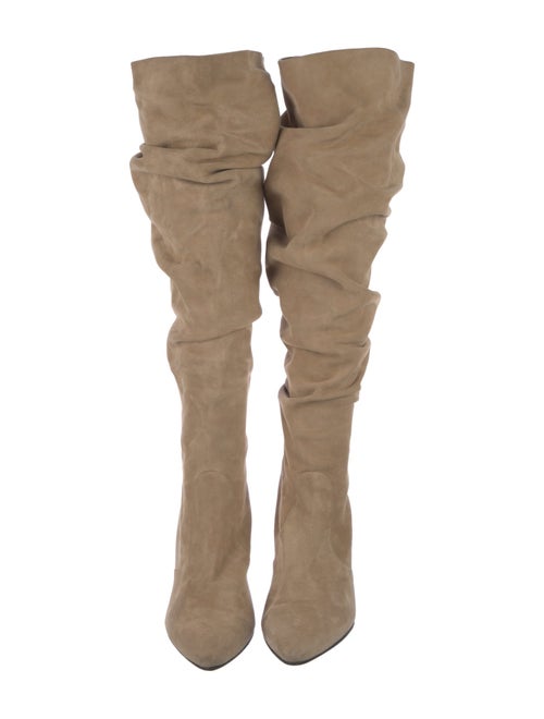 Stuart Weitzman Suede Slouch Boots