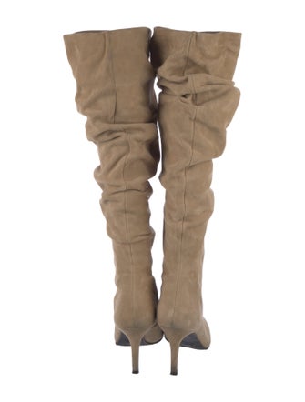 Stuart Weitzman Suede Slouch Boots
