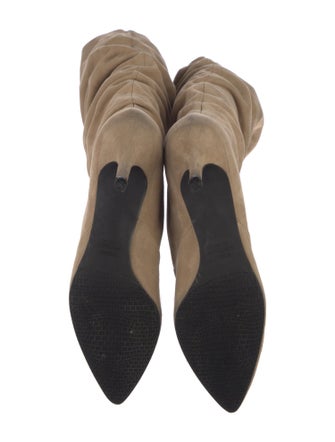 Stuart Weitzman Suede Slouch Boots