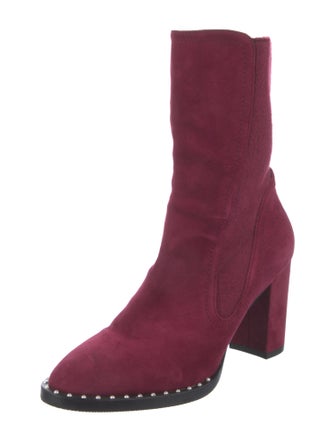 Stuart Weitzman Suede Sock Boots