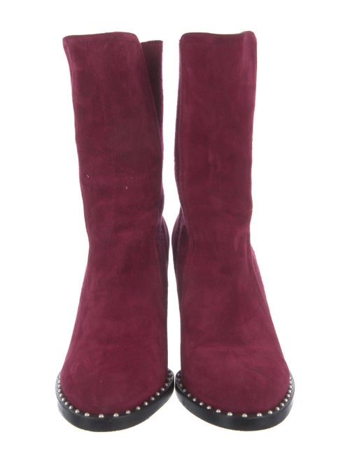 Stuart Weitzman Suede Sock Boots