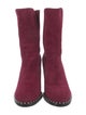 Stuart Weitzman Suede Sock Boots