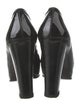 Stuart Weitzman Patent Leather Bow Accents Pumps