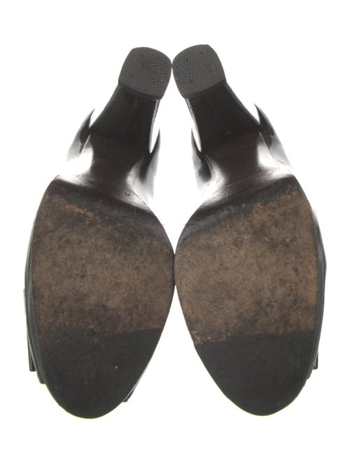 Stuart Weitzman Patent Leather Bow Accents Pumps