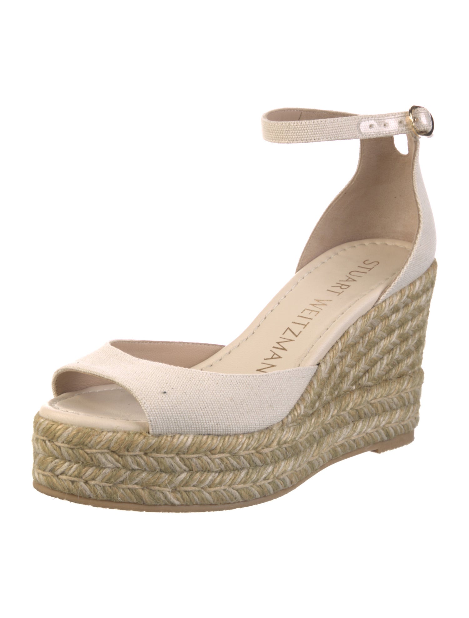 Stuart Weitzman Canvas Espadrilles
