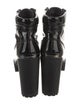 Stuart Weitzman Patent Leather Combat Boots