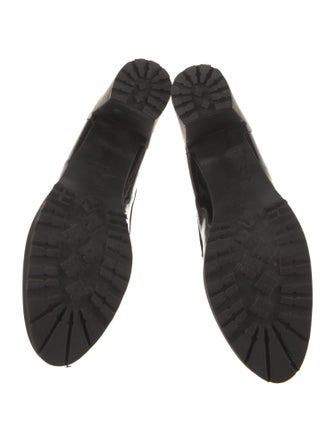 Stuart Weitzman Patent Leather Combat Boots