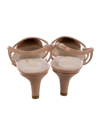 Stuart Weitzman Patent Leather Slingback Pumps