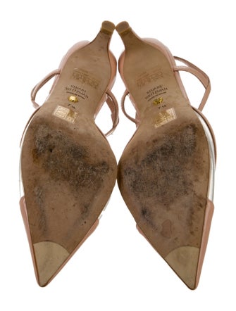 Stuart Weitzman Patent Leather Slingback Pumps