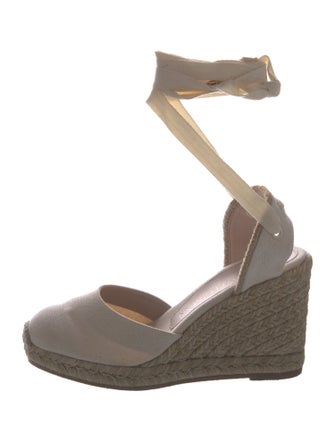 Stuart Weitzman Canvas Slingback Pumps