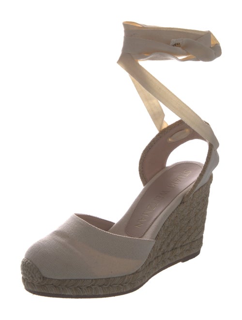 Stuart Weitzman Canvas Slingback Pumps