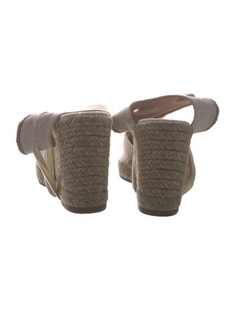 Stuart Weitzman Canvas Slingback Pumps